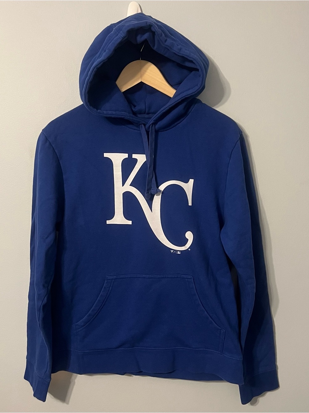 Kansas City Royals Hoodie Menās M Blue Fanatics Pullover Sweatshirt MLB Baseball
